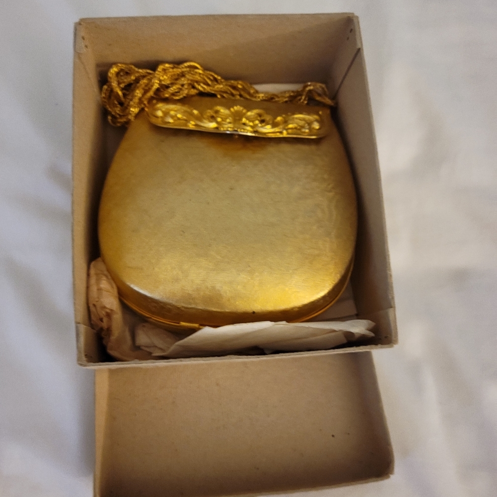 Vintage Rosenfeld Gold Metalic Purse - Picture 6 of 9